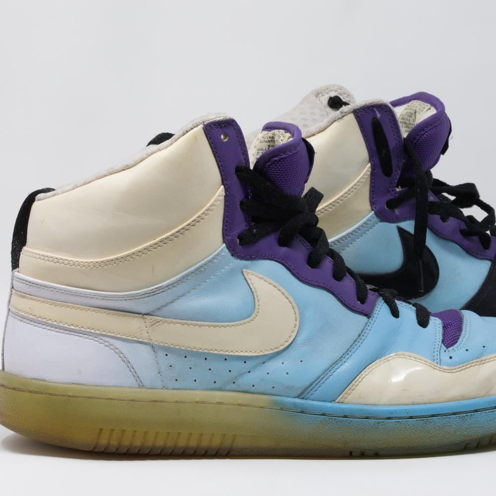 Nike Court Force High White-Bl Ch-Varsity Purple